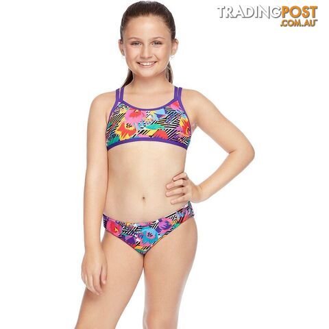 Speedo Girls Double Crossback Crop Set - SPEEDO - 9353746244452
