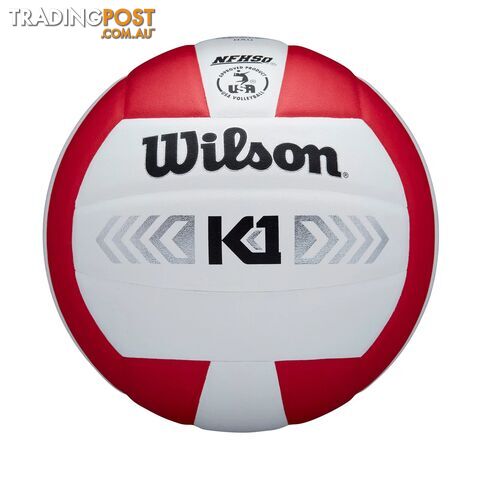 Wilson K1 Silver Volleyball - Red - WILSON
