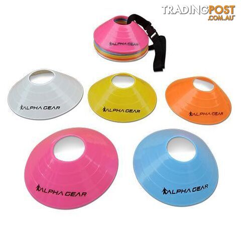 Alpha Gear 25 Pack Saucer Cone With Carry Strap - ALPHA GEAR