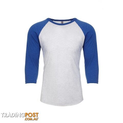 Legend Next Level Tri Blend 3/4 Raglan Baseball Tee- Royal - LEGEND -...