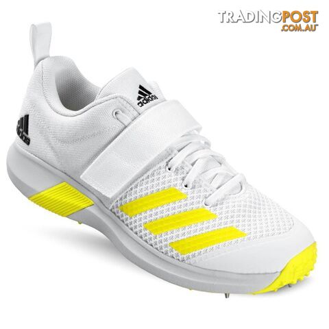 Adidas Adipower Vector Senior Cricket Shoe - White lSize 10 - ADIDAS