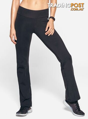 Running Bare High Rise Straight Leg Yoga Jazz Pant - Black - RUNNING BARE -...