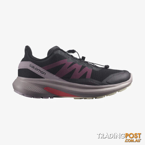 Salomon Hypulse Womens Trail Running Shoes - Black/Quail/Rainy Day - SALOMON