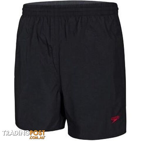 Speedo Mens Solid Leisure Short - Black - SPEEDO - 5014991040018