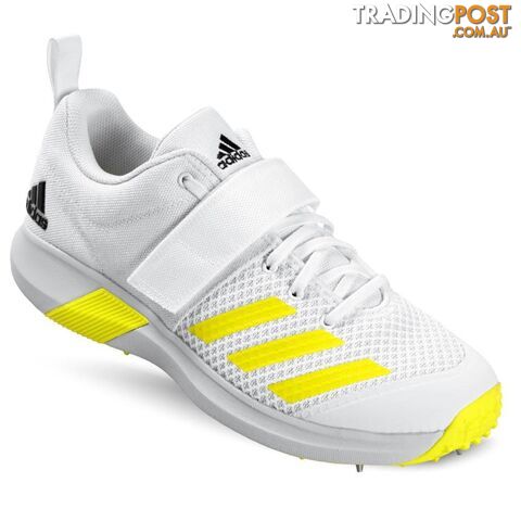 Adidas Adipower Vector Senior Cricket Shoe - White lSize 11 - ADIDAS