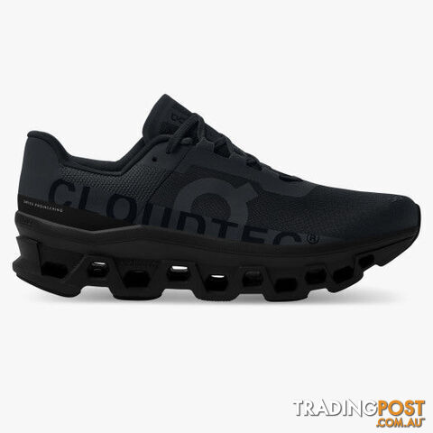 On Cloudmonster Mens Running Shoe - All Black - ON