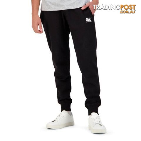 Canterbury Mens Tapered Fleece Cuff 32 Pant - Black - CANTERBURY