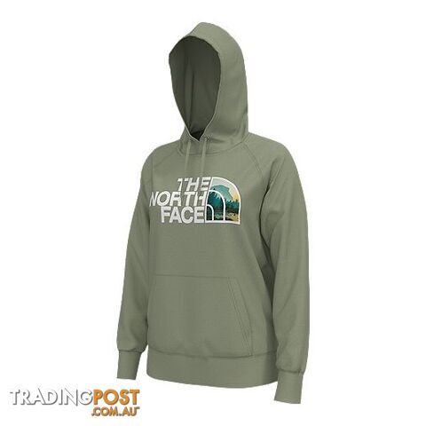 The North Face Womens Half Dome Pullover Hoodie - Tea Green - THE NORTH FACE