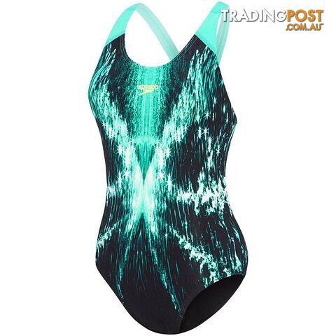 Womens Powerstrike Leaderback One Piece - SPEEDO - 9353746167355
