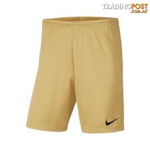 Nike Mens Park 3 Short - Jersey Gold - NIKE - 193654341466