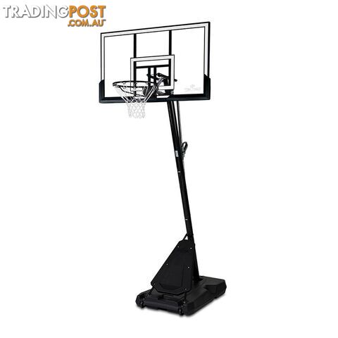 Spalding Portable 52in Acrylic (Pro Glide Advanced Lift) Basketball System - SPALDING - 689344415833