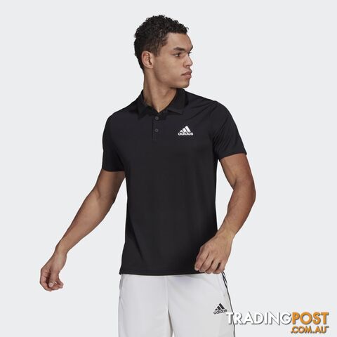 Adidas Mens Aeroready Polo - Black - ADIDAS
