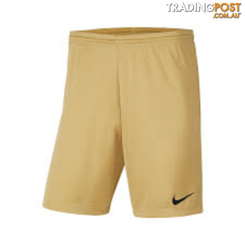 Nike Mens Park 3 Short - Jersey Gold - NIKE - 193654341473