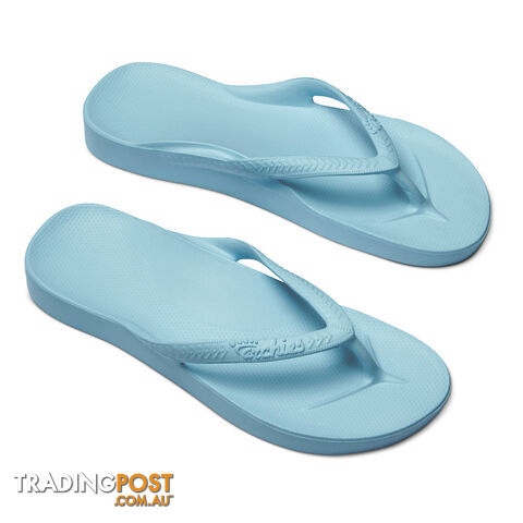 Archies Adults Arch Support Thongs - Sky Blue - ARCHIES