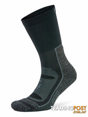Balega Blister Resist Crew Sock - Grey/Black - BALEGA