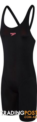 Speedo Girls Endurance+ Leaderback Legsuit - Black - SPEEDO - 9348729296108
