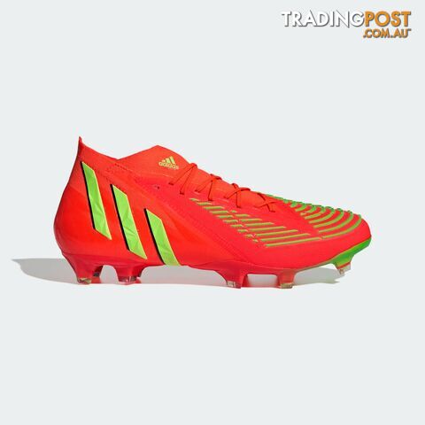 Adidas Predator Edge.1 FG Adult Footy Boot - Red - ADIDAS