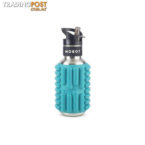 Mobot Firecracker 500ml Foam Roller Water Bottle - Bondi Blue - MOBOT