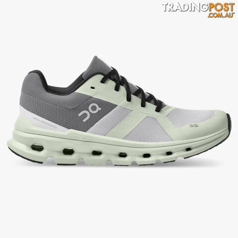 On Cloudrunner Womens Running Shoe - Frost/Aloe - ON