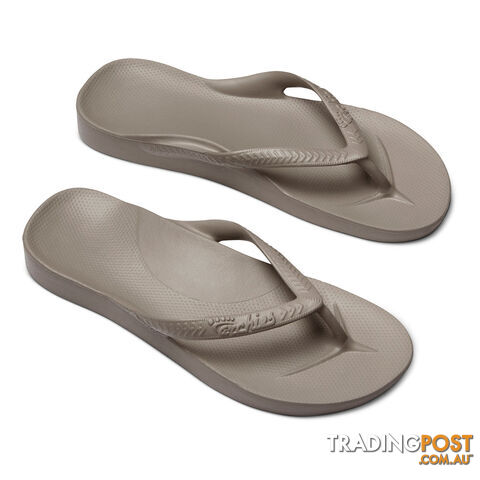 Archies Adults Arch Support Thongs - Taupe - ARCHIES
