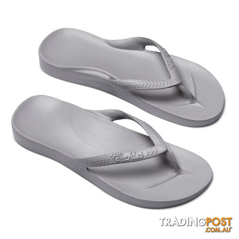 Archies Adults Arch Support Thongs - Grey - ARCHIES