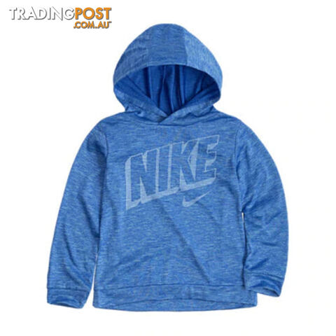 Nike Junior Boys Dri-Fit Breathe Long Sleeve Hooded Top - Game Royal Heather - NIKE