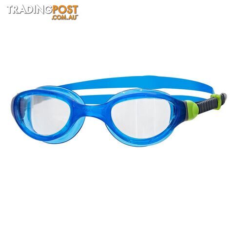 Zoggs Phantom 2.0 Swim Goggles - Blue/Grey/Clear - ZOGGS - 749266055163