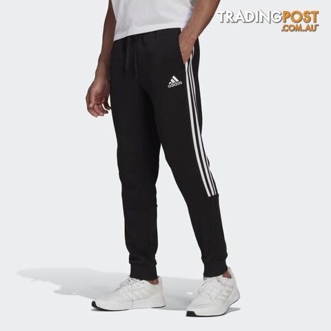 Adidas Mens Cut 3 Stripe Pant - Black/White - ADIDAS - 4062065220287