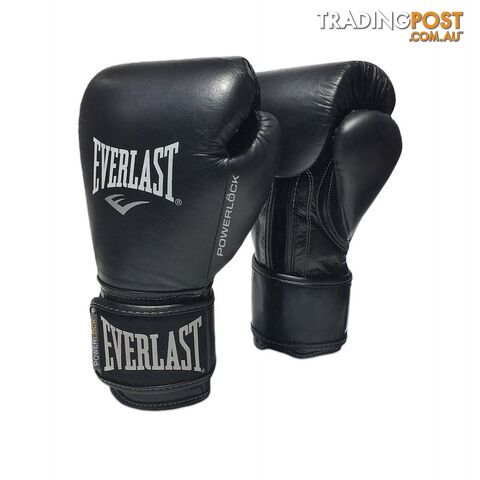 Everlast Pro Powerlock 12oz Training Glove - Black/Black - EVERLAST -...