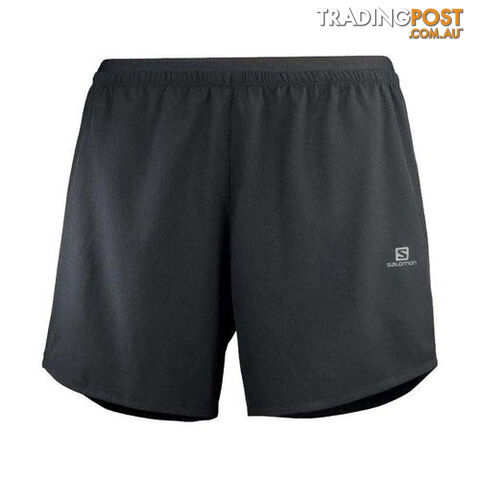 Salomon Womens Cross 5 Inch Shorts - Black - SALOMON