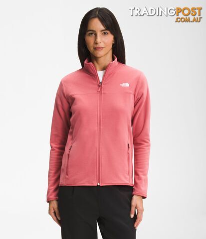 The North Face Womens TKA Glacier Fleece Full Zip Jacket - Slate Rose - THE...