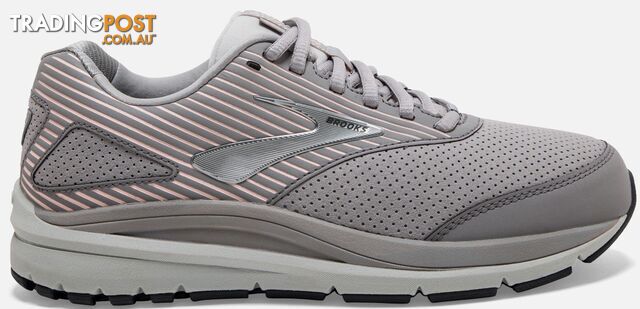 Brooks Womens Addiction Walker 2 (B) Walking Shoe-Shark/Alloy/Oyster - BROOKS -...
