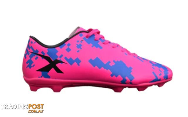 XBlades Instinct Flash Kids Footy Boot - Candy Pink/True Blue - XBLADES