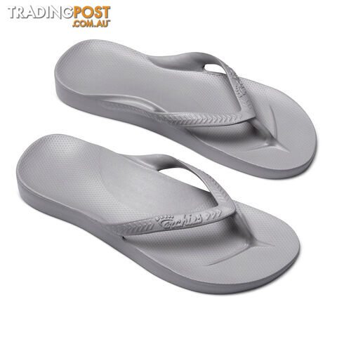 Archies Adults Arch Support Thongs - Grey - ARCHIES