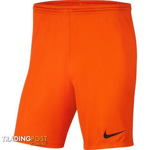 Nike Mens Dri-Fit Park 111 Shorts - Orange - NIKE