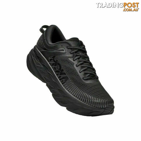 Hoka Bondi 7 EE Mens Running Shoes - Black - HOKA