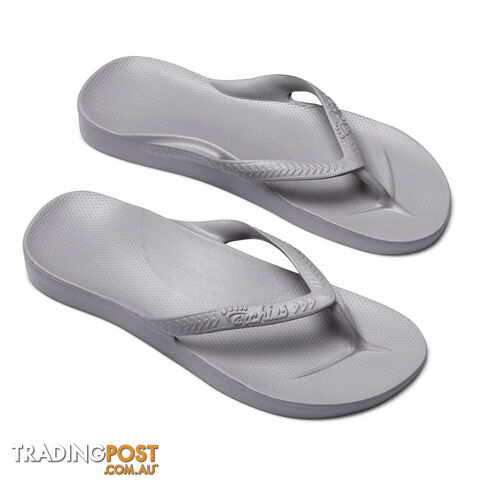 Archies Adults Arch Support Thongs - Grey - ARCHIES