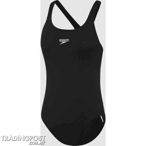 Speedo Girls Endurance + Medalist Swimsuit - Black - SPEEDO