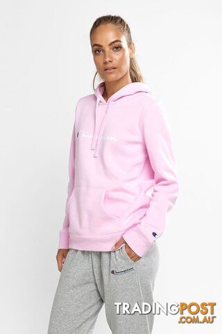 Champion Womens Script Hoodie - Pink - CHAMPION