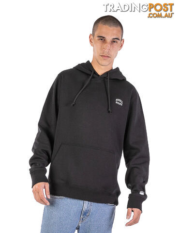 Russell Athletic Mens Originals Small Arch Hoodie - Black - RUSSELL ATHLETIC