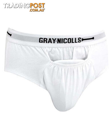 Gray-Nicolls Cricket Boys Briefs - White - GRAYNICOLLS