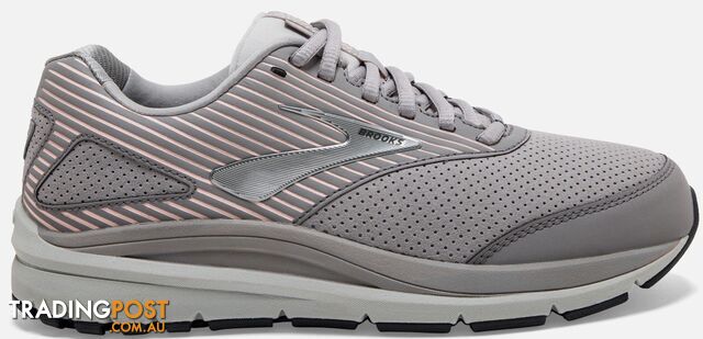 Brooks Womens Addiction Walker 2 (B) Walking Shoe-Shark/Alloy/Oyster - BROOKS -...