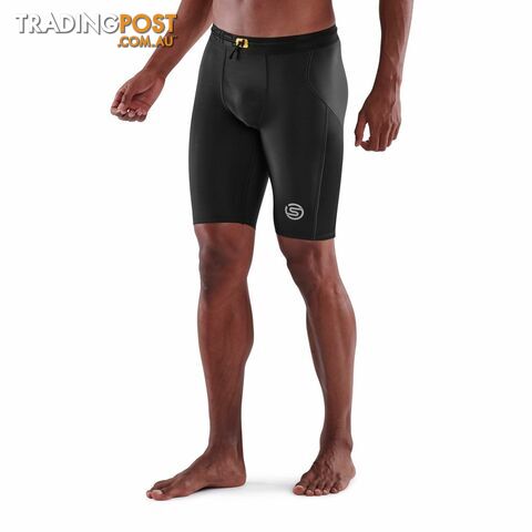 Skins Series-3 Mens Half Tights - Black - SKINS - 5056411801007