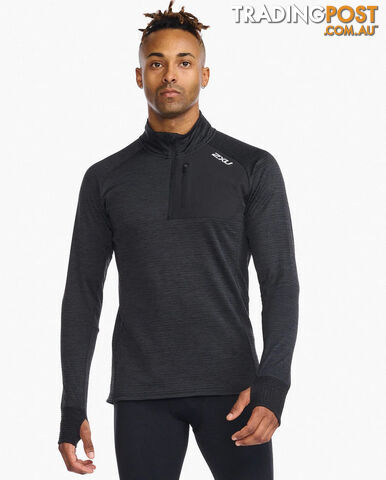 2XU Mens Ignition 1/4 Zip Top - Black - 2XU