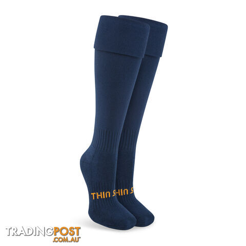 Thinskins Fine Knit Football Socks - Navy - THINSKINS - 9318317110048