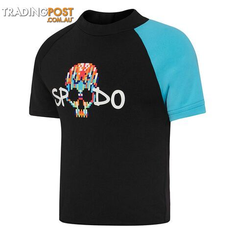 Speedo Junior Boys Cranium Short Sleeve Sun Top - SPEEDO - 9348729588746