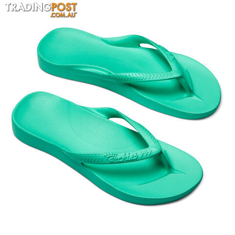 Archies Adults Arch Support Thongs - Mint - ARCHIES