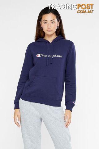 Champion Womens Script Hoodie - Navy - CHAMPION - 9351950116886 - photo 1 of 1