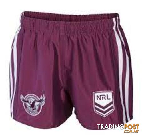 Tidwell Sea Eagles Away NRL Supporter Shorts - Maroon - TIDWELL