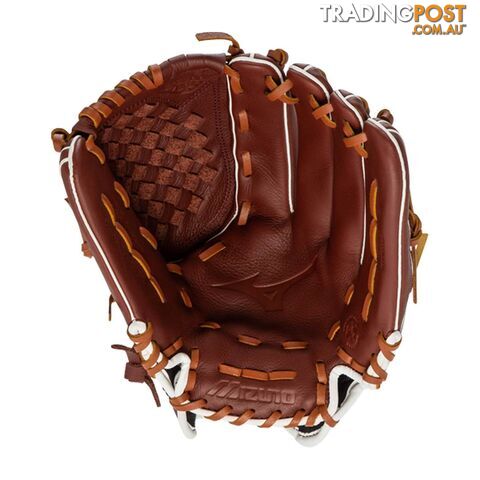 Mizuno Prospect Select 12.5 Inch RHT Fastpitch Softball Glove - Brick/Dust -...
